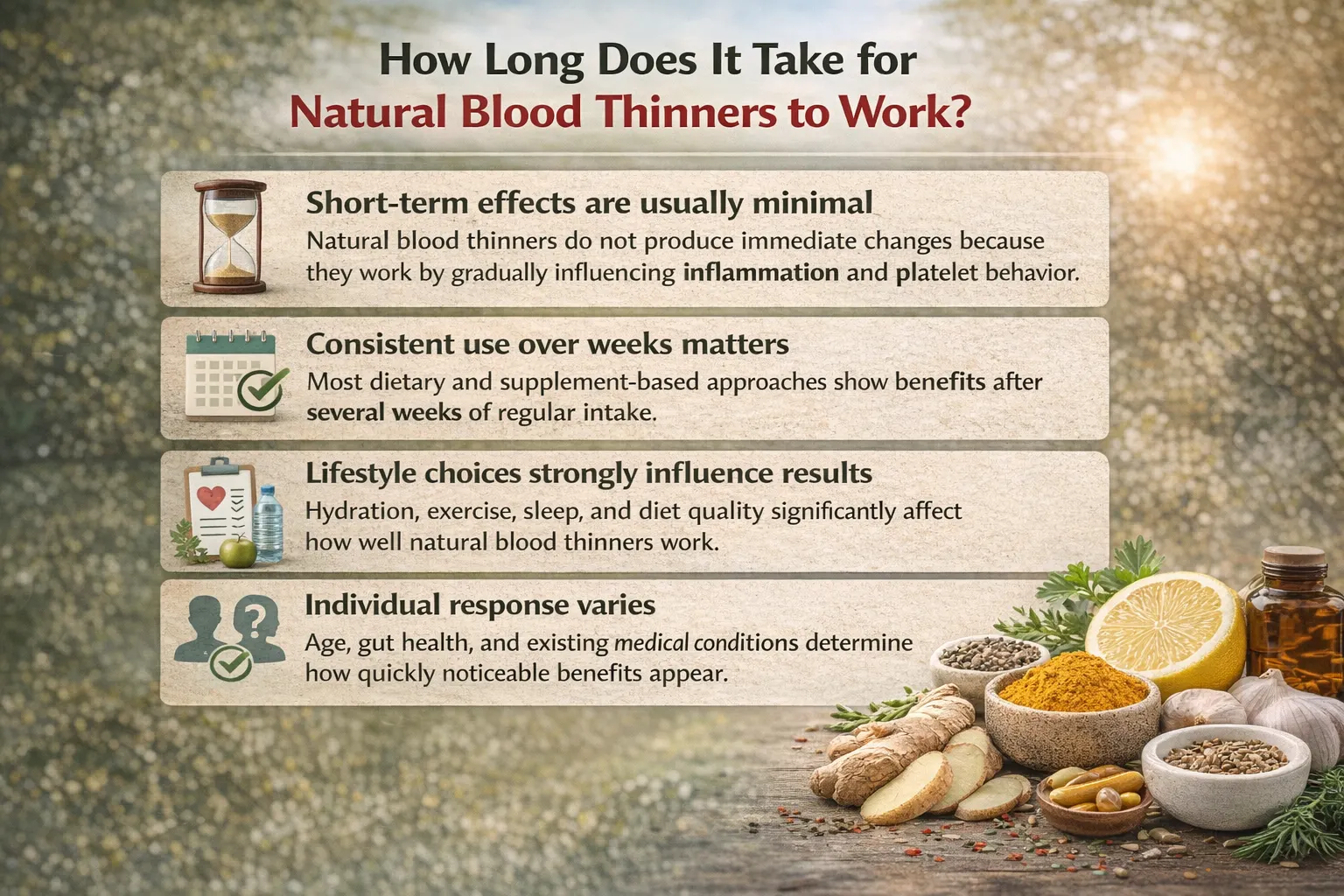 How Long Does It Take For Natural Blood Thinners To Work - VASCULEX - USA